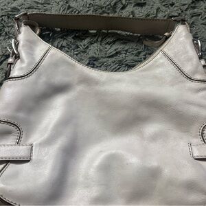 Michael Kors Cream Leather Hobo Y2K Bag